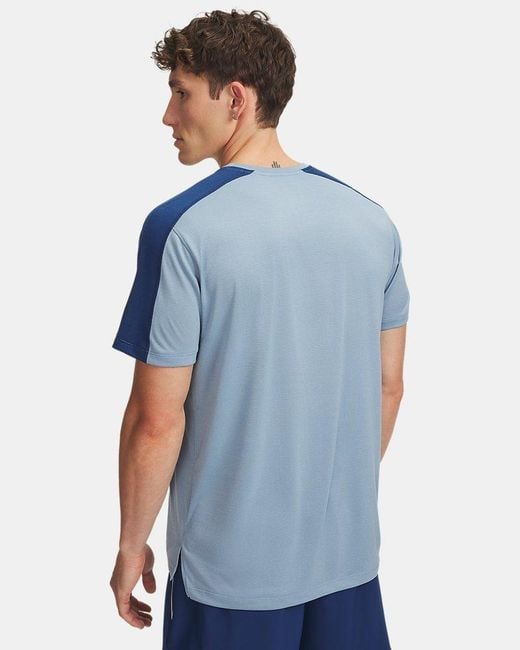 Under Armour Blue Velociti Reflect Short Sleeves Top for men