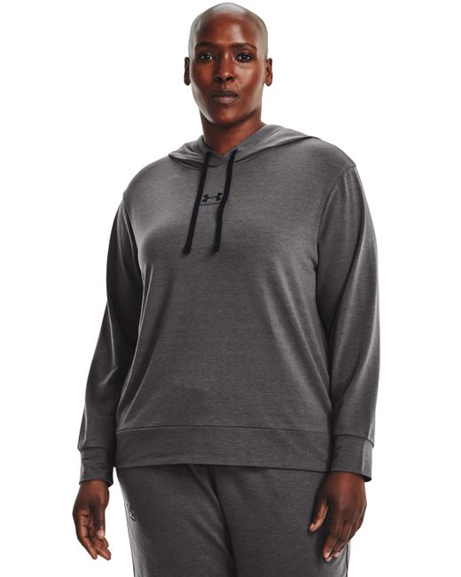 Under Armour Gray Rival Terry Hoodie