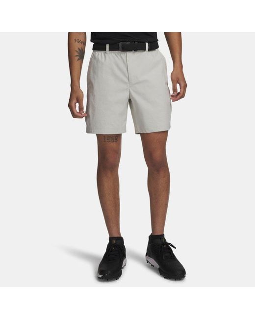 Under Armour Gray Drive Cargo Shorts Summit Halo for men