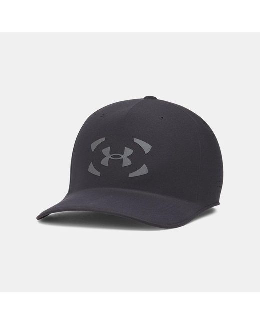 Under Armour Blue Stealthform Mid Halo Adjustable Hat Reflective
