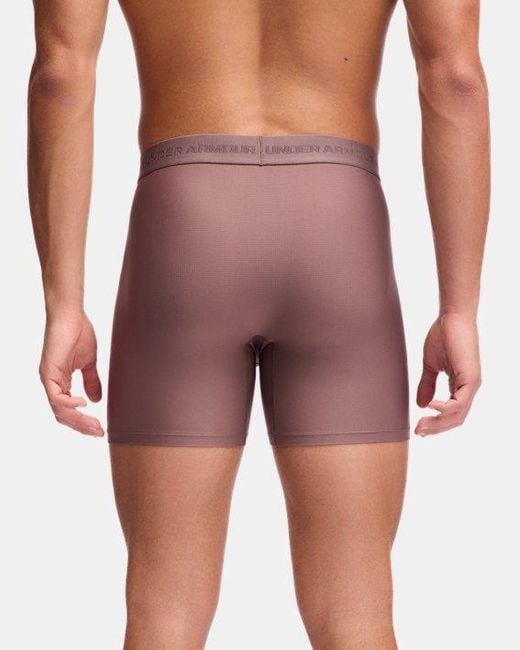 Boxerjock Performance Tech Mesh Mod Da 15 Cm (6" Da Uomo di Under Armour in Purple da Uomo