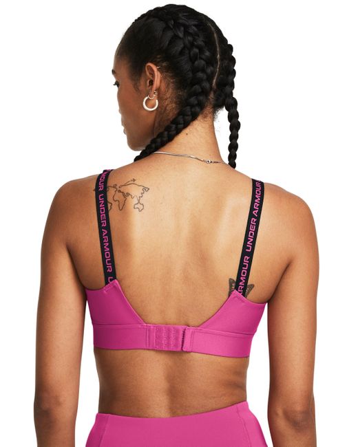 Under Armour Pink Infinity 2.0 Mid Sports Bra