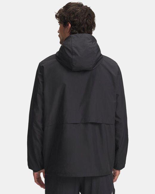 Under Armour Black Explor Hike Upf Jacket Anthracite Anthracite for men