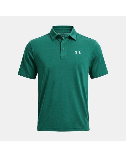 Under Armour Green Tee To Pique Polo Campus Ivy for men