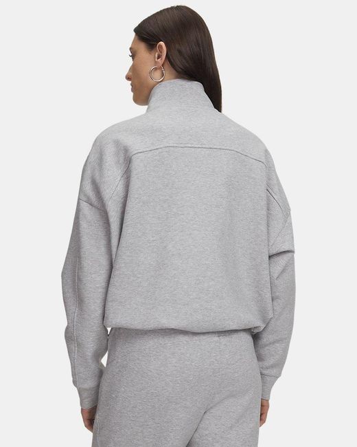 Under Armour Gray Unstoppable Fleece ½ Zip Mod Light Heather Mod