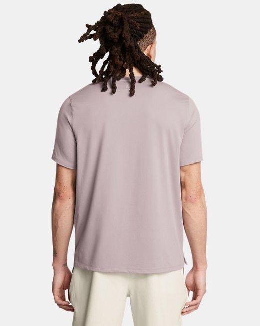 Under Armour Purple Meridian Short Sleeve Tetra / Tetra for men