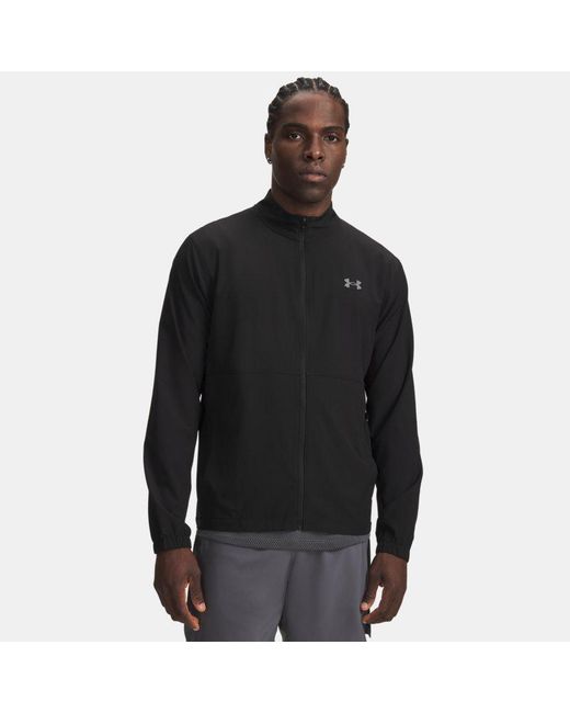 Under Armour Black Velociti Track Jacket Ultimate Reflective for men