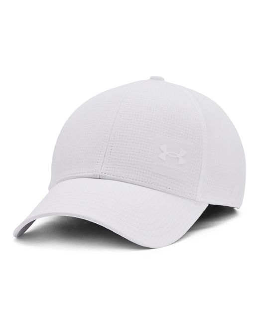 Under Armour White Armourvent Stretch Fit Cap for men
