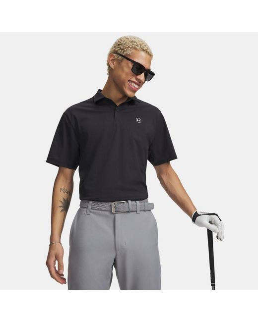 Under Armour Blue Ua Drive Chill Polo for men