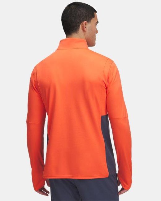 Under Armour Challenger Midlayer Für Herren Fire Downpour Grau Weiß in Orange für Herren