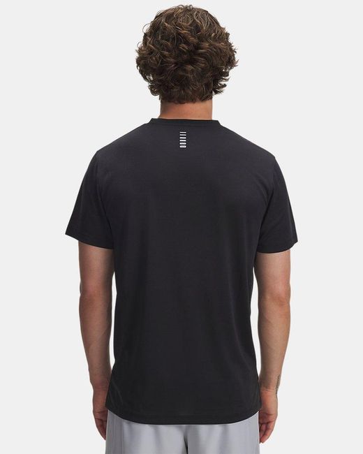 Under Armour Black Launch Camo Short Sleeve Reflective for men