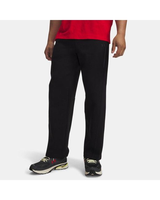 Under Armour Black Ua Unstoppable Fleece Pants for men