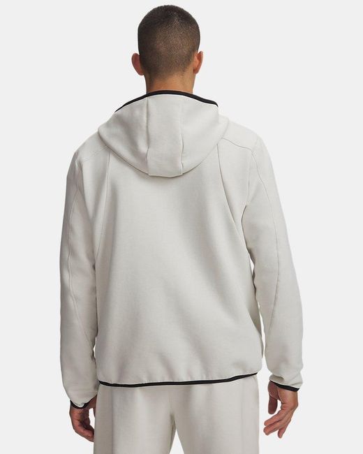 Under Armour Gray Unstoppable Fleece Full Zip Summit for men
