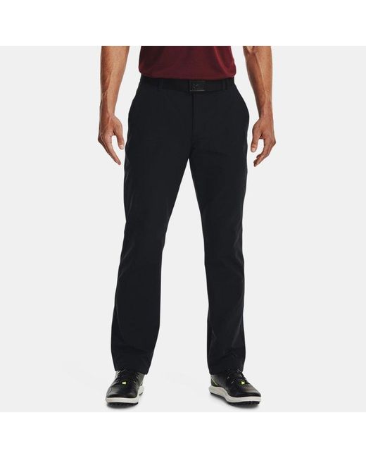 Under Armour Black Matchplay Tapered Pants for men