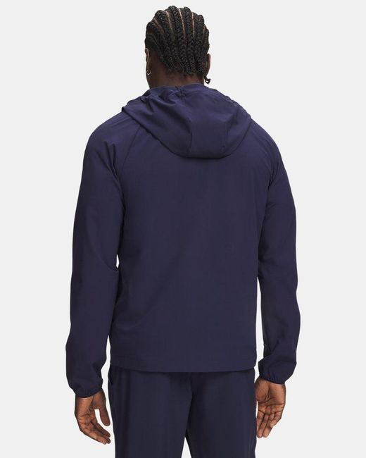 Under Armour Blue Vibe Woven Jacket Midnight for men