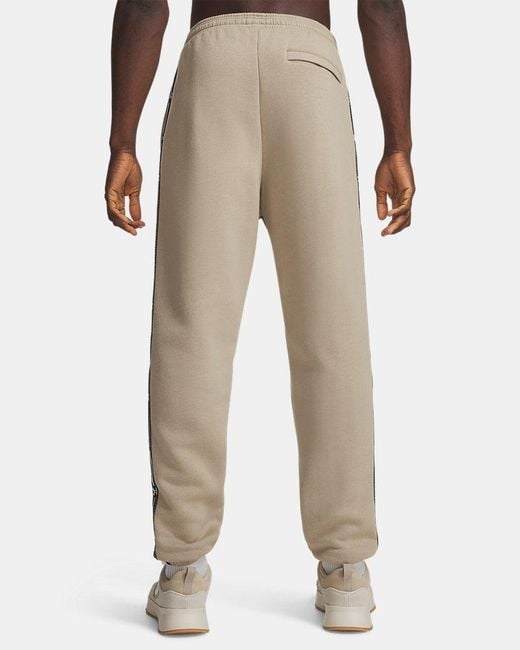 Under Armour Natural Ua Icon Fleece Taped joggers for men