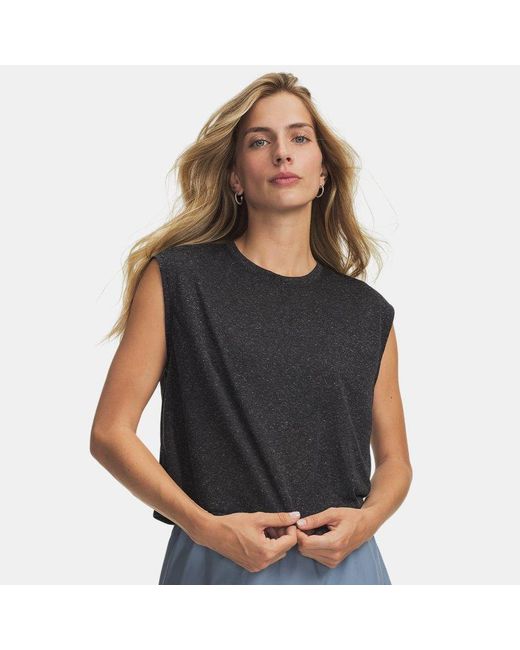 Under Armour Black Halo Run Aeris Sleeveless Ultimate Reflective