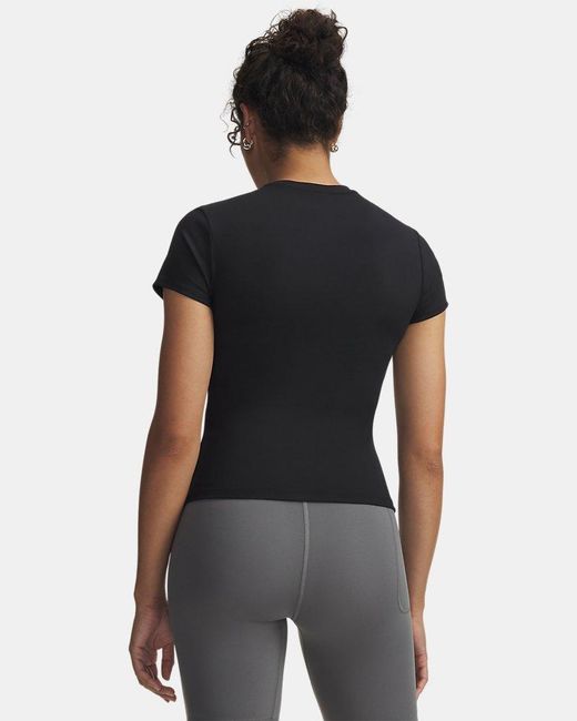 Under Armour Black Motion Short Sleeve Performance Gym Top
