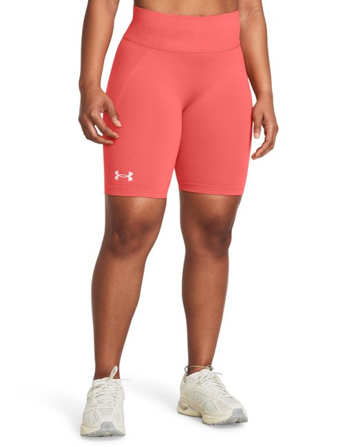Under Armour Damesshorts Train Seamless in het Red