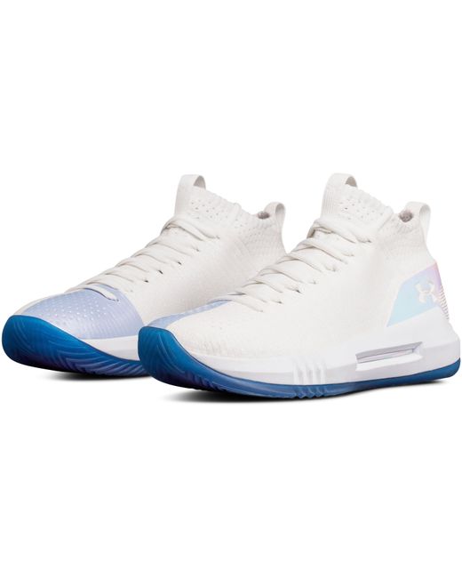 Under Armour Men's Ua Team Heat Seeker Basketball Shoes in White for Men |  Lyst