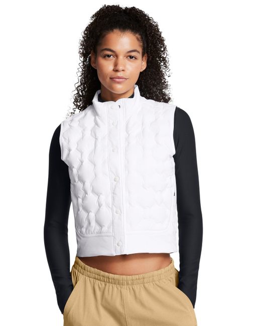 Under Armour White Ua Sportswear Insulated Vest