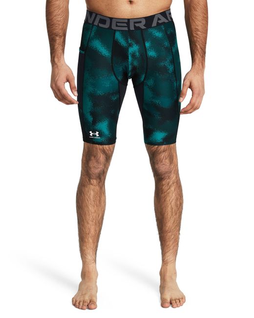 Under Armour Blue Heatgear® Printed Long Shorts for men