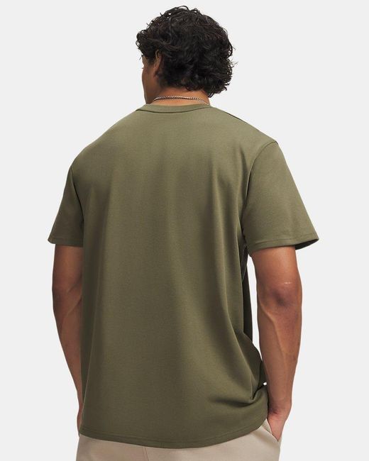 Under Armour Natural Logo Embroidered Heavyweight Short Sleeve Silt for men