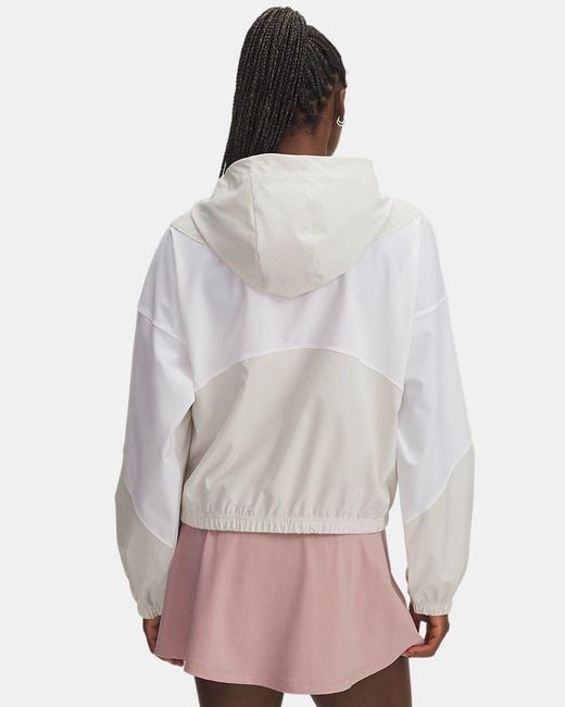 Under Armour Gray Rival Woven Jacket Summit Summit
