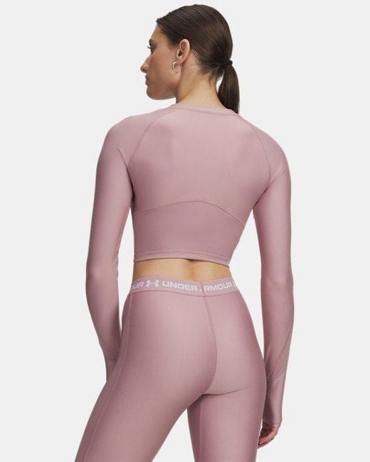 Under Armour Purple Heatgear Rib
Oberteil Mit ¼-Zip Für Damen Tourmaline Tourmaline Weiß