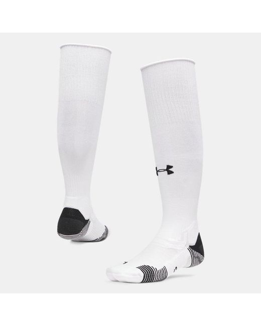 Under Armour White Ua Ag Team Over-the-knee Socks