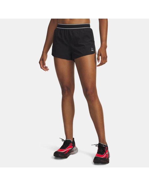Short 5 Cm Halo Run Pour Femme Réfléchissant Under Armour en coloris Black
