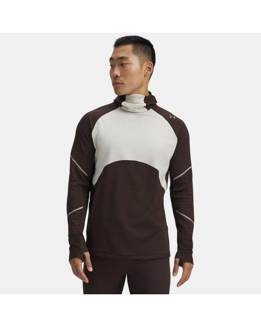 Under Armour Black Halo Run Cold Weather Balaclava Hoodie Kona Summit Reflective for men
