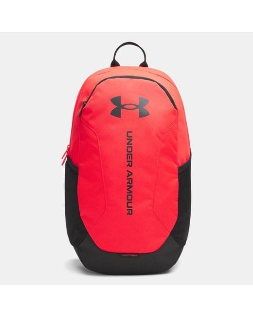 Zaino Hustle Lite Racer Nero di Under Armour in Red