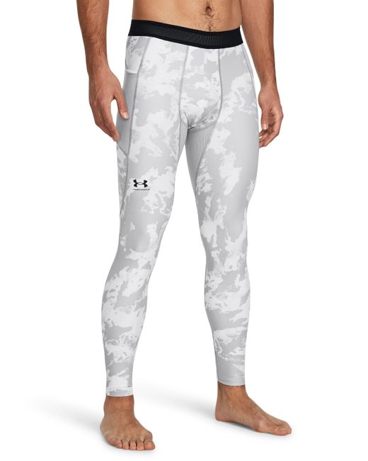 Under Armour Gray Heatgear® Iso-chill Printed leggings for men
