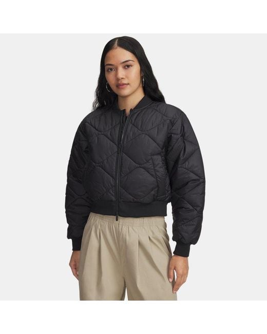 Under Armour Heritage Bomberjack Voor Zwart Zwart in het Black