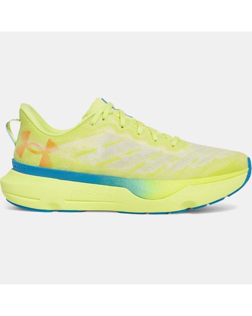 Under Armour Yellow Infinite Pro Breeze Running Shoes Sonic Electric Ares for men