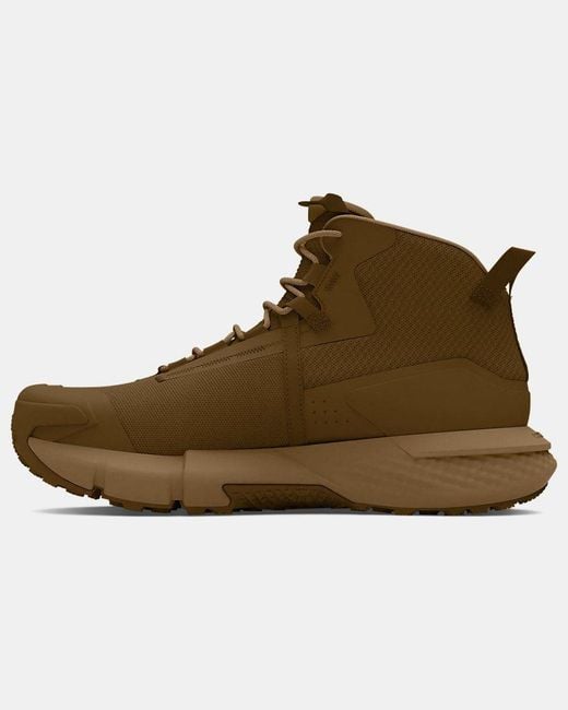 Under Armour Brown Valsetz Mid Tactical Boots Coyote Coyote Coyote for men