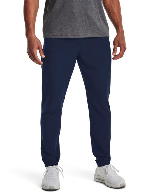 Under Armour Blue Ua Sportstyle Elite Tapered Pants for men