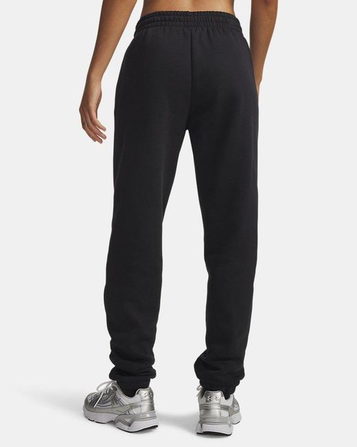 Under Armour Black Icon Fleece Joggers