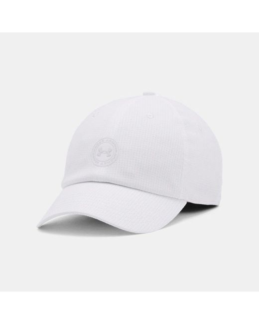 Under Armour White Armourvent Adjustable Cap Distant