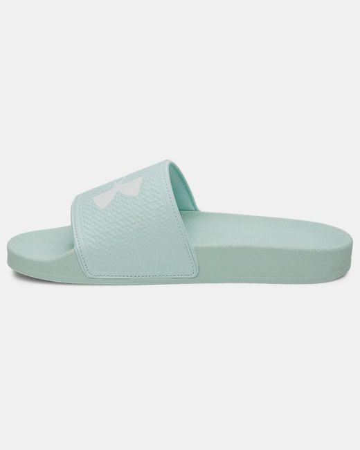 Under Armour Blue Armr Slides Refresh Mint Refresh Mint