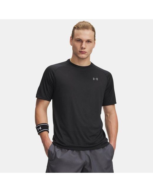Under Armour Black Tech 2.0 Short Sleeve Graphite for men