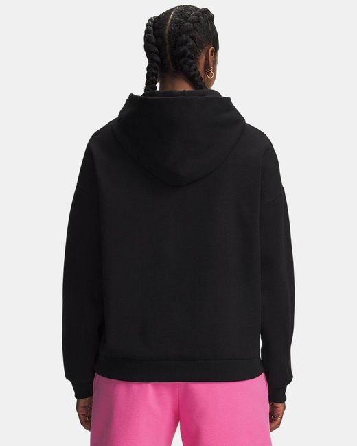 Under Armour Black Ua Icon Fleece Hoodie