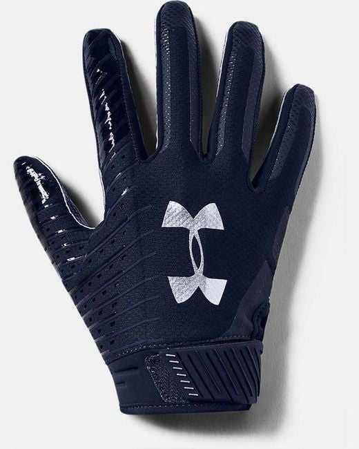 Under Armour Men's Ua Spotlight Nfl Football Gloves in Navy (Blue