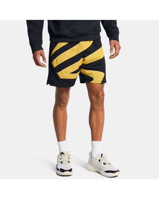 Under Armour Blue Curry Sig 7" Shorts Taxi for men