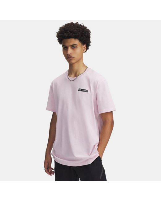 Under Armour Purple Heavyweight Armour Label Short Sleeve Prime for men