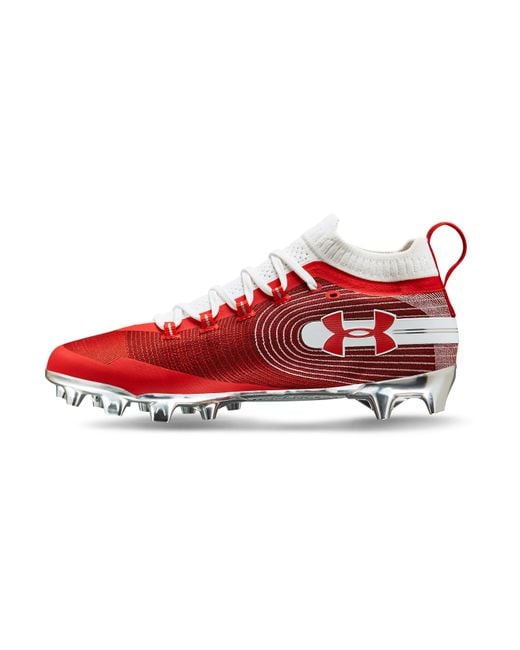 Red mens football cleats discount