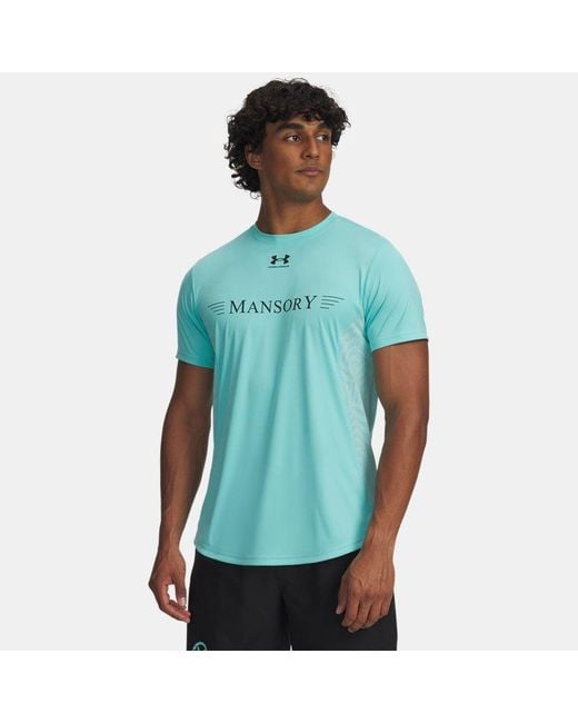 Under Armour Blue Challenger X Mansory Short Sleeve Tropical Tide for men