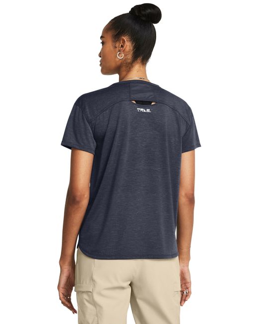 Under Armour Blue Launch Trail Short Sleeve