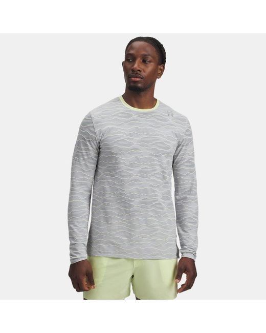 Under Armour Gray Halo Jacq Rd Long Sleeve Summit Fade Reflective for men